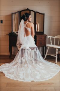 Wedding Photographer- Bridal Dress Portrait