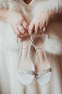 Wedding Photographer brides shoes